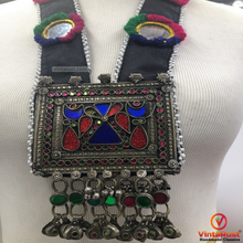 Load image into Gallery viewer, Long Straps Mala Style Pendant Necklace