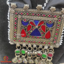 Load image into Gallery viewer, Long Straps Mala Style Pendant Necklace