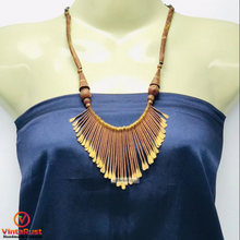 Load image into Gallery viewer, Egyptian Antique Necklace, Statement Collar Choker