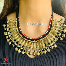 Load image into Gallery viewer, Handmade Tribal Vintage Metal Choker Necklace