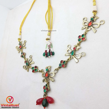 Load image into Gallery viewer, Multicolor Birds Choker With Adjustable Length
