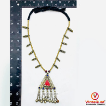 Load image into Gallery viewer, Vintage Triangular Amulet Style Pendant Necklace
