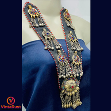 Load image into Gallery viewer, Vintage Turkmen Big Pendant Style Necklace