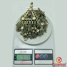 Load image into Gallery viewer, Handmade Silver Khuchi Multilayers Bib Necklace