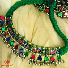 Load image into Gallery viewer, Turkmen Multicolor Stones Choker Necklace