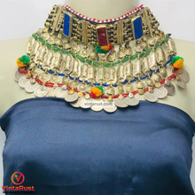 Load image into Gallery viewer, Massive Tribal Fish Ethnic Multicolor Choker