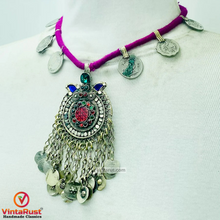 Load image into Gallery viewer, Handmade Vintage Tribal Pendant Necklace