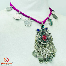 Load image into Gallery viewer, Handmade Vintage Tribal Pendant Necklace
