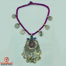 Load image into Gallery viewer, Handmade Vintage Tribal Pendant Necklace