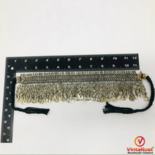 Load image into Gallery viewer, Silver Kuchi Vintage Choker Necklace With Tassels