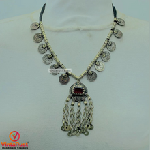 Load image into Gallery viewer, Vintage Kuchi Tribal Necklace With Coins