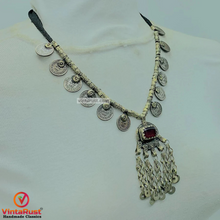 Load image into Gallery viewer, Vintage Kuchi Tribal Necklace With Coins