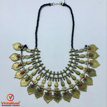 Load image into Gallery viewer, Vintage Coins and Metal Spikes Choker Necklace