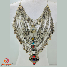 Load image into Gallery viewer, Vintage Long Multi Strands Bib Necklace