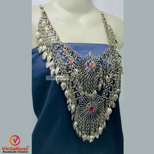Load image into Gallery viewer, Vintage Tribal Oversized Bib Necklace