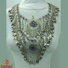 Load image into Gallery viewer, Vintage Tribal Oversized Bib Necklace