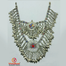 Load image into Gallery viewer, Vintage Tribal Oversized Bib Necklace