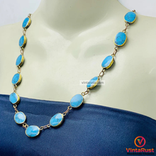 Load image into Gallery viewer, Bohemian Tribal Turquoise Gemstone Necklace