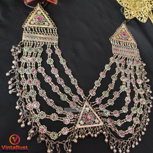 Load image into Gallery viewer, Antique Boho Statement Bib Necklace