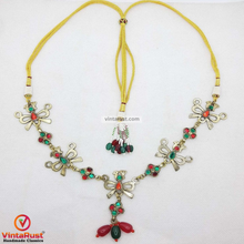 Load image into Gallery viewer, Multicolor Birds Choker With Adjustable Length