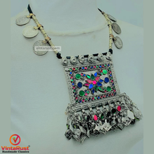Load image into Gallery viewer, Bohemian Necklace With Coins and Multicolor Pendant