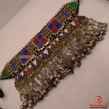 Load image into Gallery viewer, Tribal Kuchi Multicolor Choker Necklace