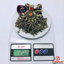 Load image into Gallery viewer, Vintage Kuchi Long Bells Pendant Necklace