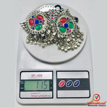 Load image into Gallery viewer, Tribal Three Rings Necklace With Silver Bells