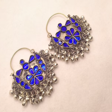 Load image into Gallery viewer, Kuchi Glass Stones Antique Bali Earrings