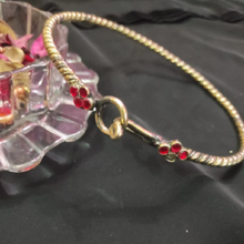 Load image into Gallery viewer, Jhumka Earrings and Statement Choker Necklace