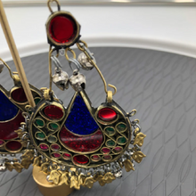 Load image into Gallery viewer, Vintage Handmade Hoop Style Earrings