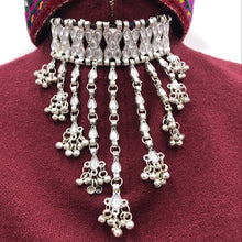 Load image into Gallery viewer, Tribal Mirror Choker Necklace, Ethnic Choker Necklace For Women, Gift For Her