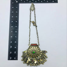 Load image into Gallery viewer, Vintage Massive Pendant Necklace With Dangling Bell