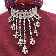Load image into Gallery viewer, Tribal Mirror Choker Necklace, Ethnic Choker Necklace For Women, Gift For Her