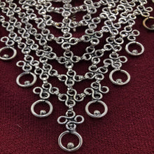 Load image into Gallery viewer, Silver Tone Necklace, Ethnic Choker Necklace, Handmade Jewelry