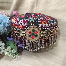 Load image into Gallery viewer, Handmade Traditional knit Cap with Mathapatti