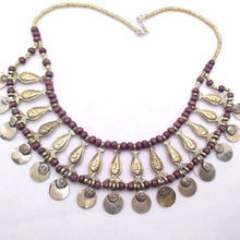 Load image into Gallery viewer, Tribal Ethnic Handmade Beaded Choker Necklace