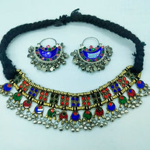 Load image into Gallery viewer, Cultural Kuchi Necklace and Earrings Jewelry Set
