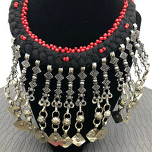 Load image into Gallery viewer, Handcrafted Tribal Ethnic Bib Necklace
