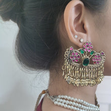 Load image into Gallery viewer, Elegant Floral Three Flower Jewelry Set