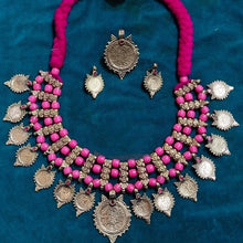 Load image into Gallery viewer, Vintage Coins Tribal Jewelry Set