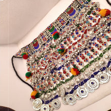 Load image into Gallery viewer, Oversized Boho Multicolor Choker Necklace