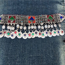 Load image into Gallery viewer, Multicolor Tribal Choker With Dangling Tassels