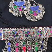 Load image into Gallery viewer, Multicolor Choker Necklace and Earrings Jewelry Set