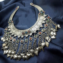 Load image into Gallery viewer, Vintage Tribal Kuchi Torque Choker Necklace