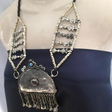 Load image into Gallery viewer, Kuchi Pendant Necklace With Wide Beaded Chain