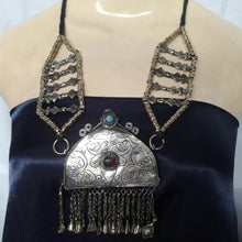 Load image into Gallery viewer, Kuchi Pendant Necklace With Wide Beaded Chain