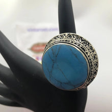 Load image into Gallery viewer, Ethnic Handmade Tribal Stone Ring