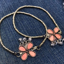 Load image into Gallery viewer, Handmade Tribal Flora Anklets Pair