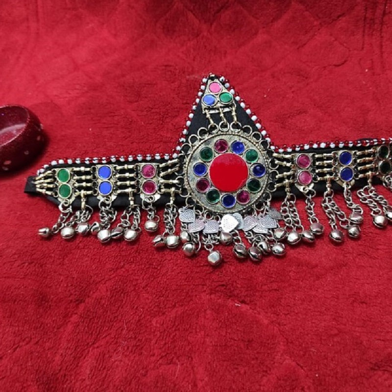 Hair jewelry- Afghan Ethnic Headpiece Matha Patti- Hair Accessories Afghan Kuchi Bells Matha Patti, Headpiece, Hair Jewelry - Etsy main image 4